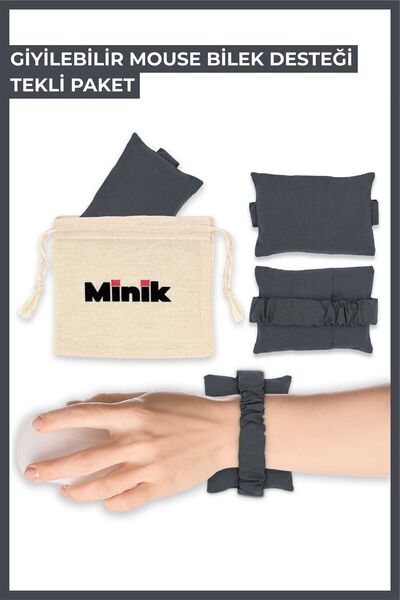 Minik Bilek Desteği Klavye, Mouse Giyilebilir Bilek Destek Yastığı | Ergonomi...