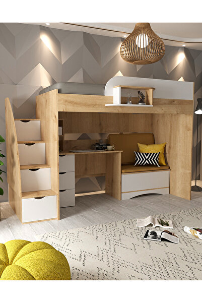 Setay Ranza, Arguvan Ranza Sandık Çalışma Masası, Açık Ceviz-Beyaz