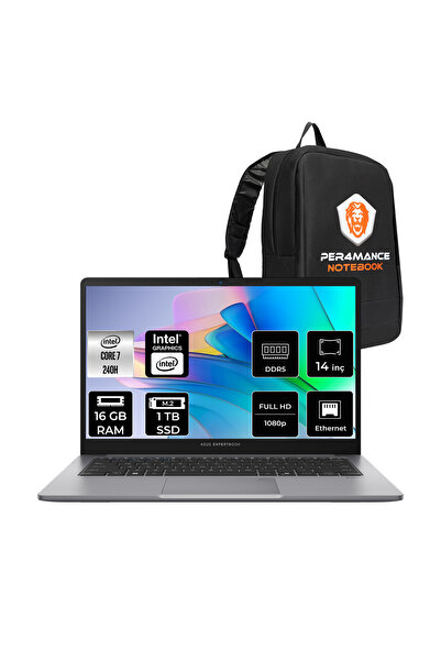 ASUS Expertbook P1 Core 7 240H 16GB RAM 1TB SSD 14" FHD FreeDOS P1403C716512G...
