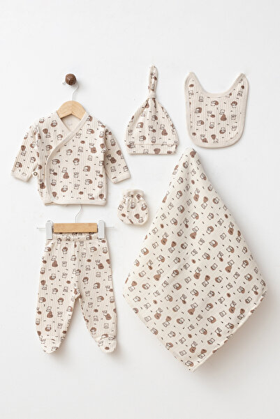 yukobaby bebeğiniz için en doğalı مجموعة بيبي كيوت بير المكونة من 6 قطع من بط...