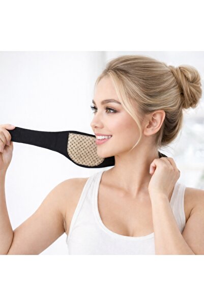 zenifique Adjustable tourmaline cervical belt, black