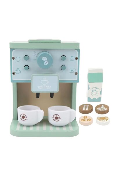 Denn Store Wooden toy coffee maker set – role play 36+ months, coffee accesso...