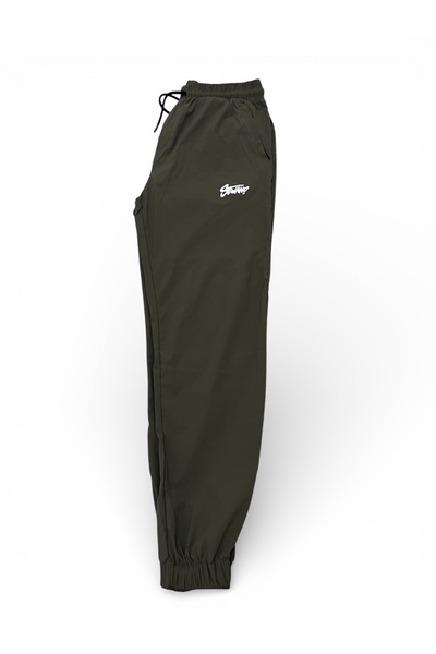 SEWANO Baskılı Jogger Pantalon - İnce Paraşüt Kumaş - Fermuarlı Cep