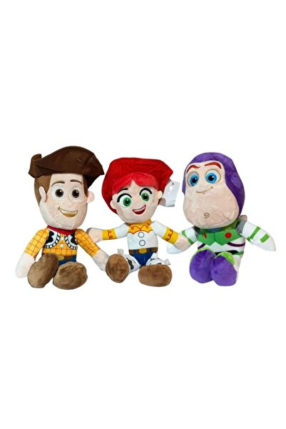 Premium مجموعة ألعاب جيسي وودي وباز القطيفة من فيلم حكاية لعبة، شخصيات ناعمة