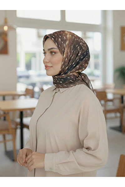 İpekel Ceylan Desen Soft Keten Eşarp