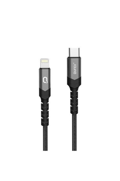 QUFEX Type-C To Lightening 1M Fast Charging Braided Cable - QFXBC65