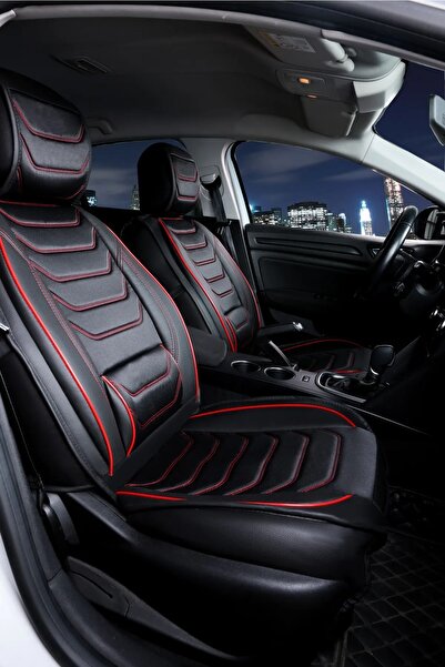 ACKSTORE غطاء مقعد سيارة أوبل كورسا بي متوافق مع الجلد شبه الكامل، طقم كامل م...