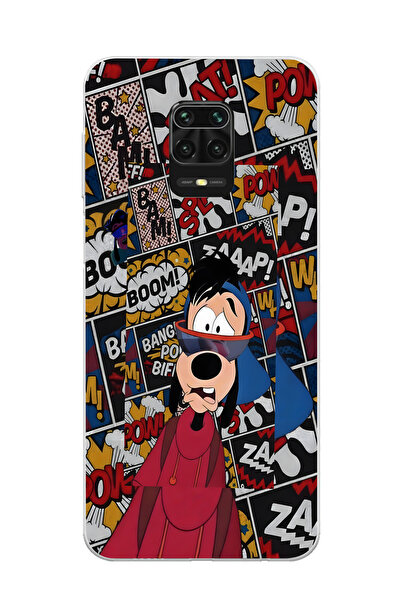 moonset Redmi Note 9 Pro Uyumlu Baskılı Yumuşak Silikon Şeffaf Telefon Kılıfı