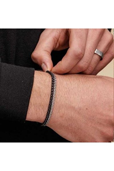 OutfitModa Men's stainless steel bracelets