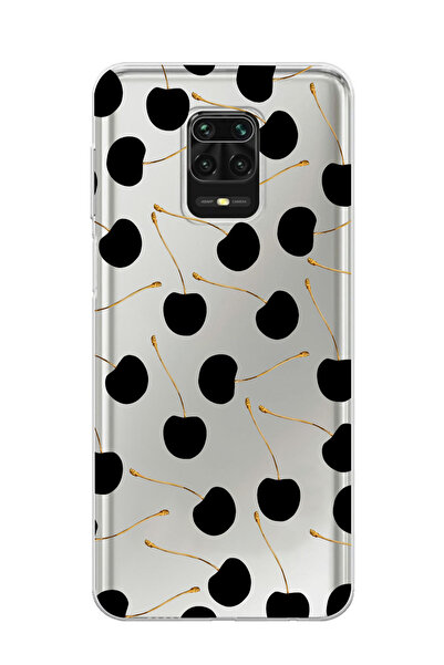 moonset Redmi Note 9 Pro Uyumlu Baskılı Yumuşak Silikon Şeffaf Telefon Kılıfı
