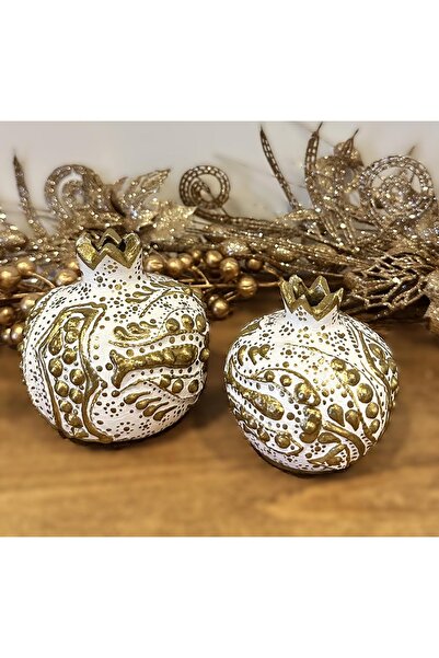 HAZE DESİGN LAB Nar Seti -Dekoratif Obje ,Biblo Süs