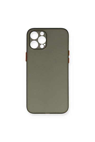 eco port غطاء حماية فائق النحافة لهاتف آيفون 12 برو ماكس - رمادي