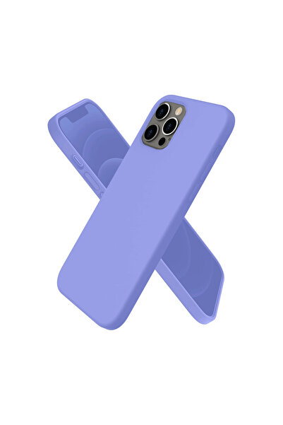 eco port حافظة سيليكون أولى لهاتف آيفون 12 برو ماكس - بنفسجي