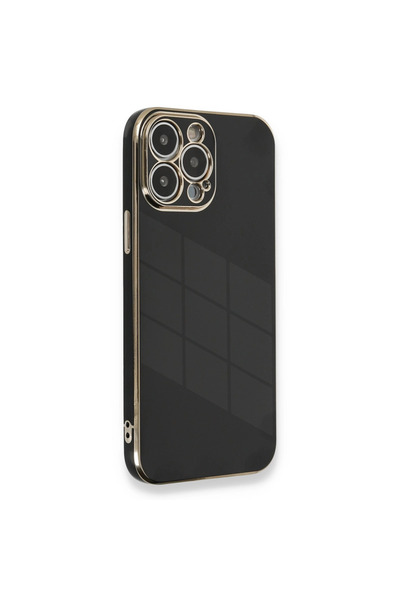 eco port Iphone 13 pro max case volet silicone - black