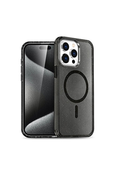 eco port iPhone 15 Pro Case Magsafe Cover - Black