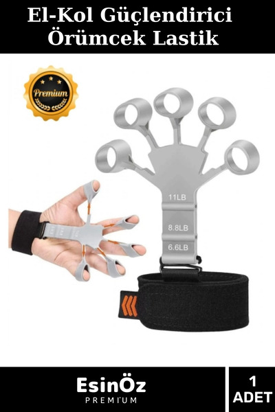 EsinÖz # Spider Tire Sports Muscle Finger Hand Wrist Strengthener Developer S...