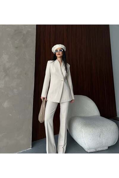 MODA COOL FİT KRUVAZE CEKET PANTOLON TAKIM