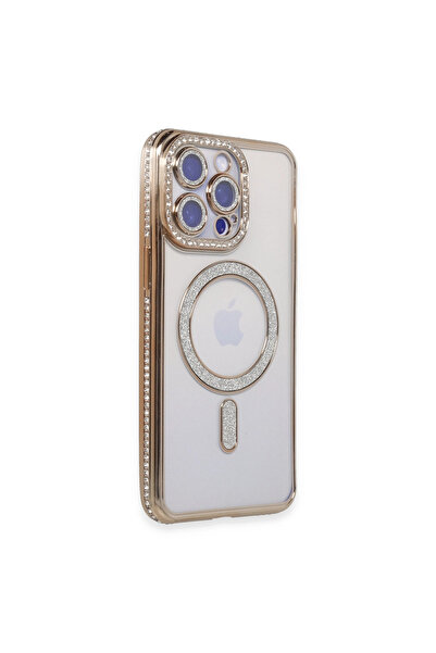 eco port iPhone 15 Pro Case Joke Silvery Magneticsafe Case - Gold