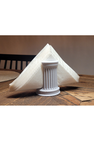 SZD Design Suport decorativ pentru șervețele cu design de coloană în stil Rom...