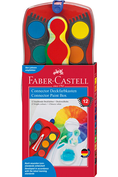 Faber Castell Watercolors 12 Colors Connector Red 2022 Faber-Castell