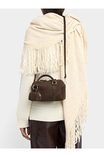 PARFOIS Kadın Charm'lı Deri Efektli Tote Çanta