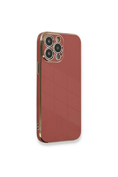 eco port Iphone 13 pro max case volet silicone - red