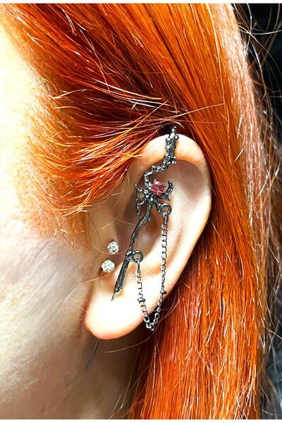 DÜKKAN DESİGN GOTİK ELF KÜPE