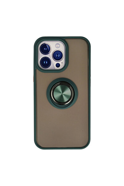 eco port iPhone 15 Pro Case Montreal Ring Silicone Cover - Green