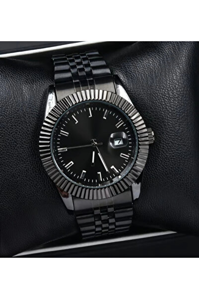 naaksesuar Rlx Model Men's Watch with Black Steel Band