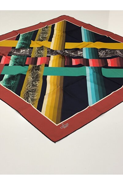 PİRAMİT Sarar Interview Tivil Silk Scarf 10002-3