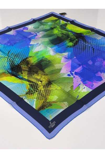 PİRAMİT Sarar Interview Tivil Silk Scarf 10008-5