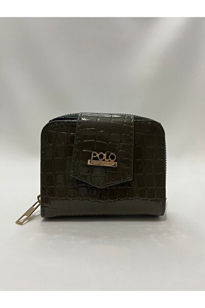 DAVID POLO Timsah desenli Cüzdan