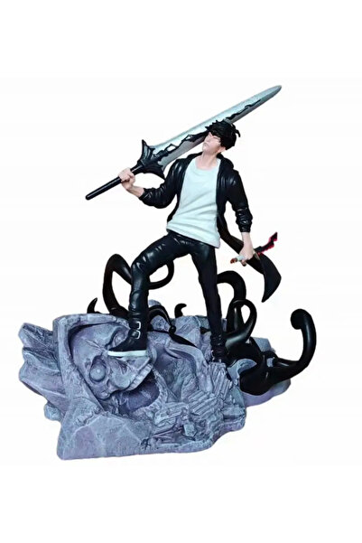 NO BRAND Premium Action Figure – Solo Leveling Anime, Sung Jin-Woo, Sword Pos...