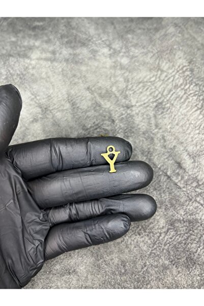 Mos Tespih 1 bucată litera Y din bronz antic, cu ciucuri, pandantiv, material...