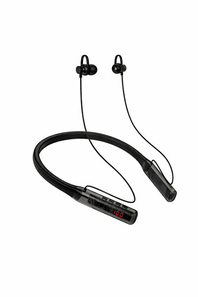 Mobilzone 80 Saat Sporcu Bluetooth kulaklık Lcd Şarj Göstergeli Boyun Bantlı ...