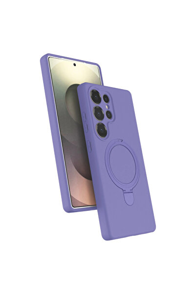 eco port غطاء سامسونج جالاكسي S25 الترا ريجال مع حامل ماج سيف - أرجواني