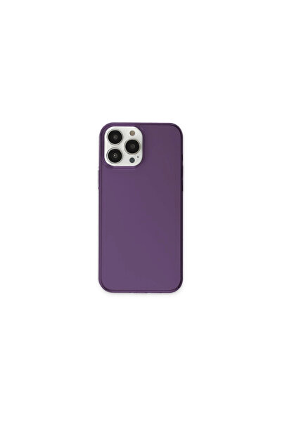 eco port Iphone 13 pro max case pc hard transparent cover - purple