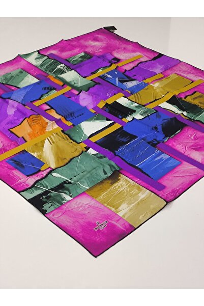 PİRAMİT وشاح حرير تيفيل من سارار إنترفيو 10003-6