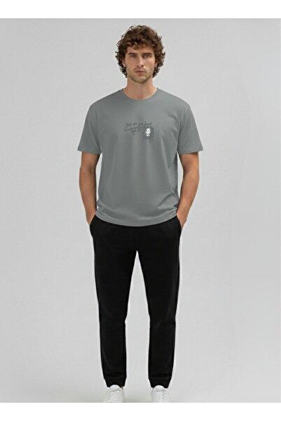 STOCX Men's Oversize Printed Short Sleeve T-Shirt