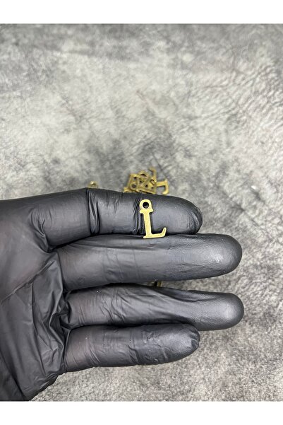 Mos Tespih 1 Adet L Harfi Bronz Eskitme Tesbih Püskül Ucu Kolye Ucu Takı Malz...