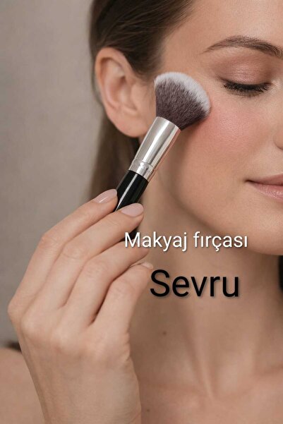 SEVRU PROFESIONALNA ČETKA ZA ŠMINKU UGLJENA ČETKA ZA RUMENILAC I KONTOUR ČETK...