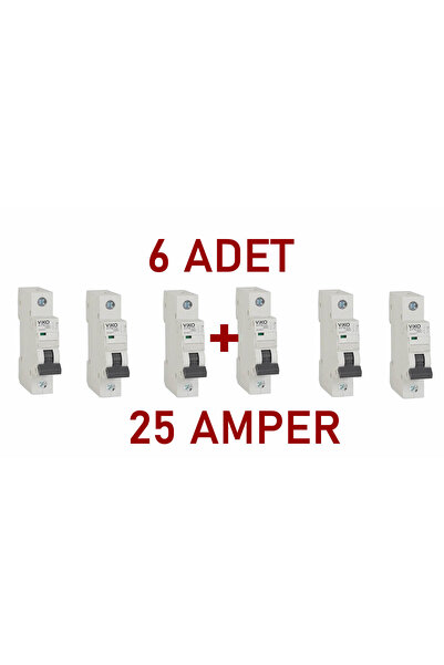 VİKO 25 Amper Sigorta (6 Adet)