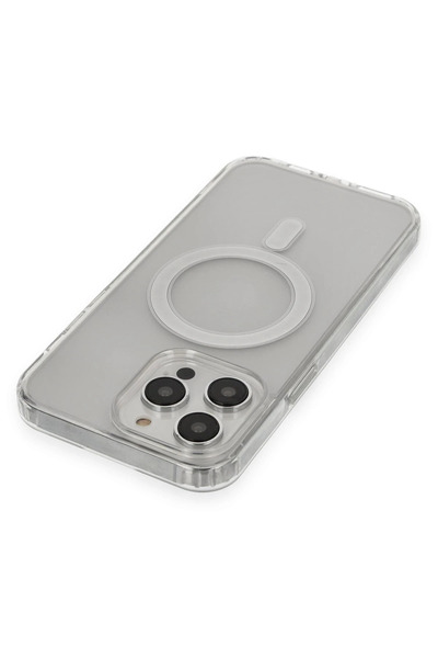 Epilons حافظة آيفون 13 شفافة غير لامعة مغناطيسية - شفافة