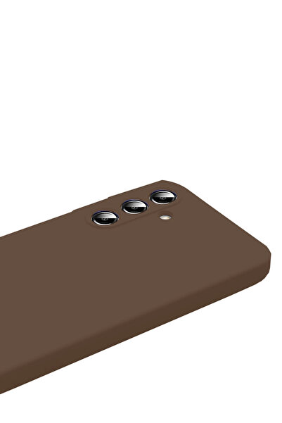 Epilons غطاء سيليكون أول لهاتف جالاكسي A17 5G - بني