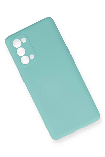 Najmaddin حافظة نيو فيس لهاتف اوبو رينو 5 برو نانو اندرويد مخمل سيليكون - تركواز