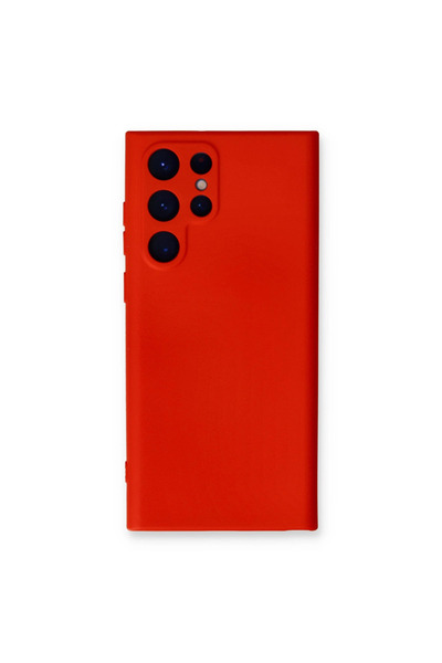 eco port Samsung Galaxy S24 Ultra Case Nano Velvet Silicone Inside - Red