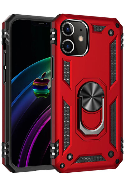 Najmaddin غطاء سيليكون جديد لوجه صوفيا لهاتف آيفون 12 ميني - أحمر