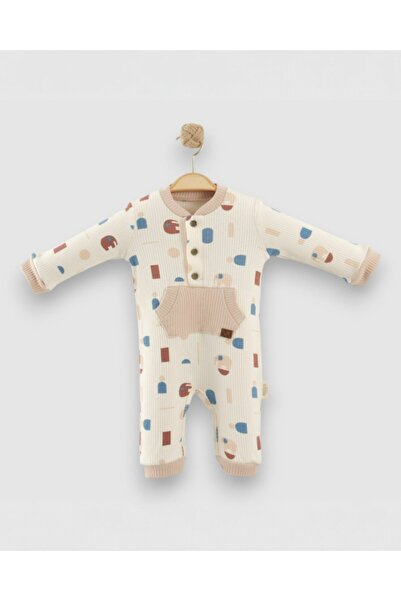 VOY KİDS Baby Boy's Pocket Detailed Seasonal 6-9-12-18 Months Ribbed Flexible...