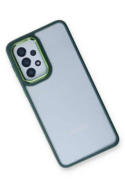 Najmaddin حافظة نيو فيس لهاتف سامسونج جالاكسي A73 5G - غطاء دورا - أخضر كاكي