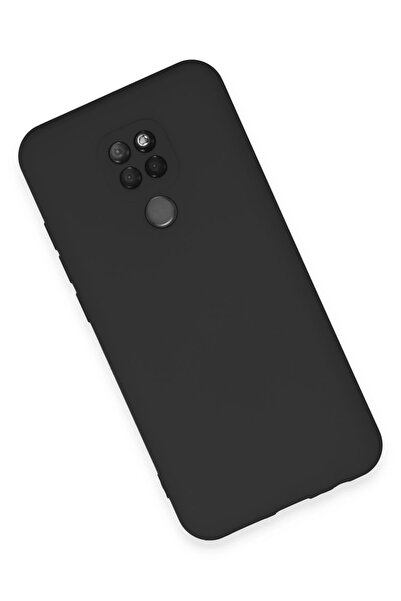 Epilons جراب جنرال موبايل جي ام 20 نانو مخملي من الداخل سيليكون - أسود